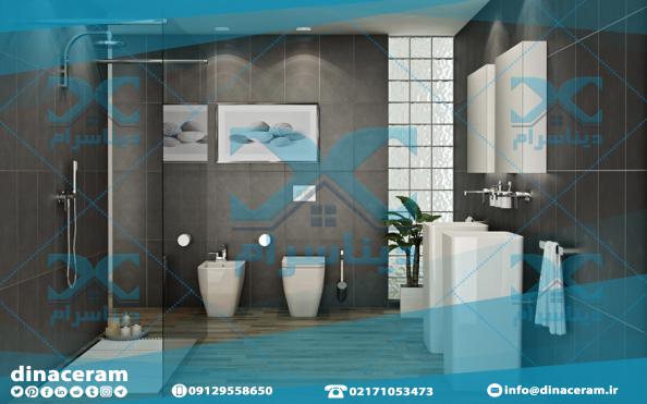 عرضه کننده کاشی و سرامیک سفید و طلایی