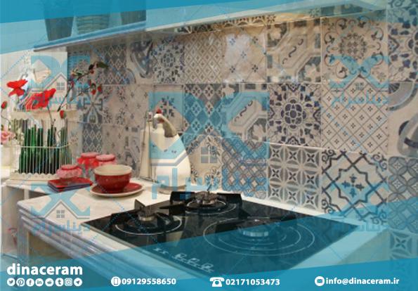 فروش انواع کاشی طرح گل مناسب آشپزخانه