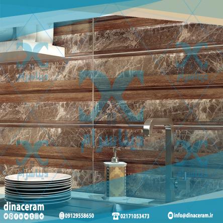 قیمت کاشی بین کابینتی قهوه ای روشن و سوخته