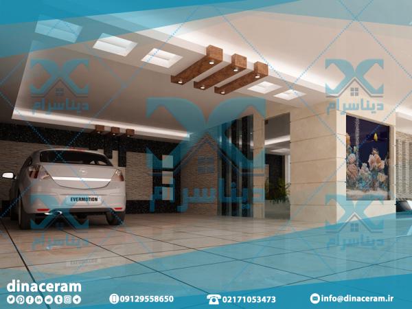 قیمت سرامیک و کاشی بدنه پارکینگ