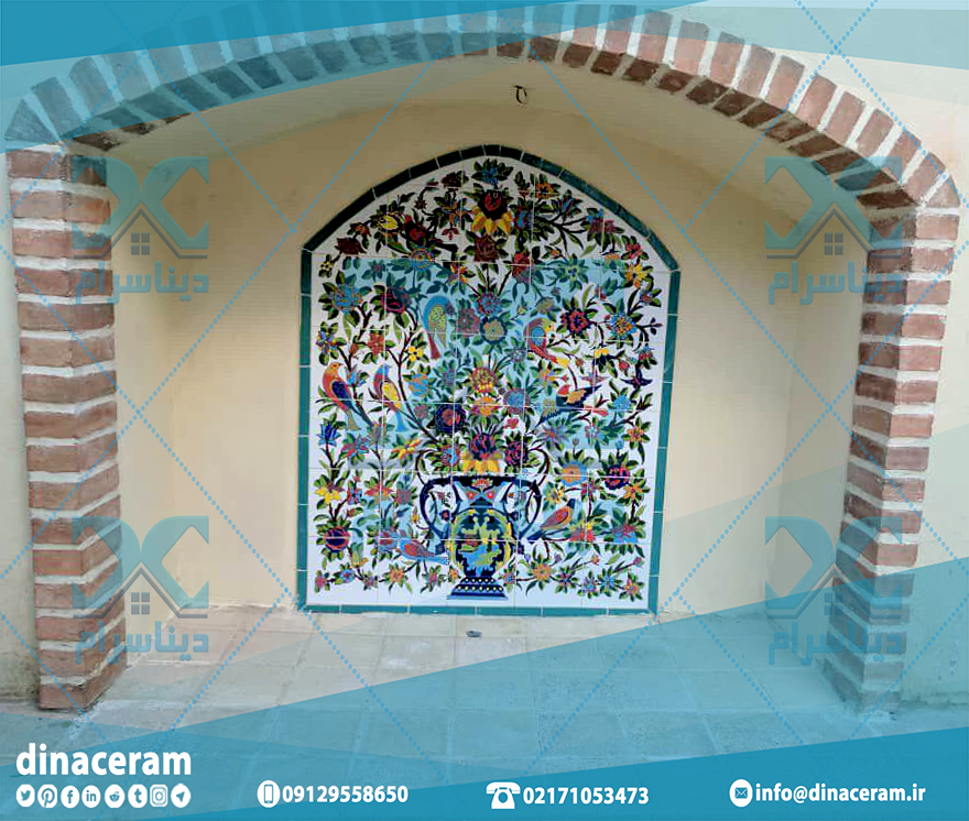 خرید کاشی فیروزه ای