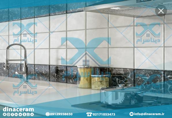جدیدترین مدل سرامیک آشپزخانه طوسی