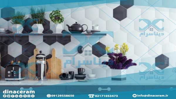 فروش کاشی آشپزخانه سفید جدید