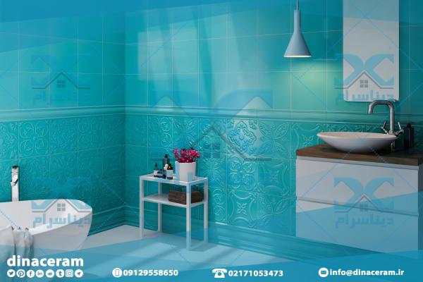 فروش سرامیک سه بعدی سنتی فیروزه ای