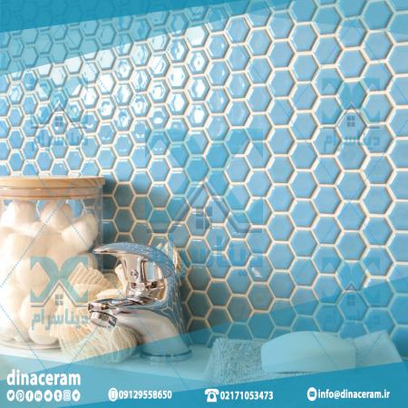 مشخصات کاشی استخری شش ضلعی کوچک