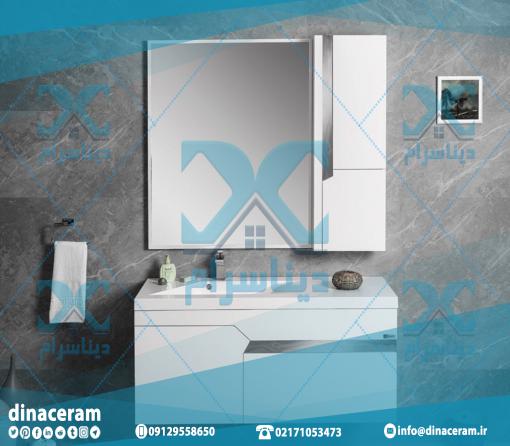 مزایای روشویی بدون پایه کابینت دار
