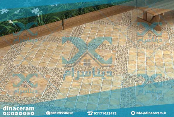 خرید انواع سرامیک پرسلان کف پارکینگ