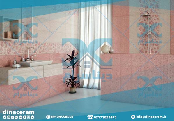 جدیدترین رنگ بندی کاشی توالت
