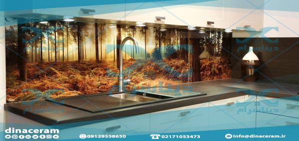 فروشنده کاشی بین کابینتی سه بعدی