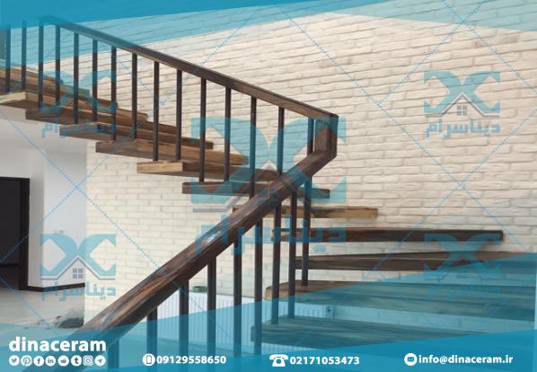 قیمت سرامیک دیواری راه پله طرح آجر