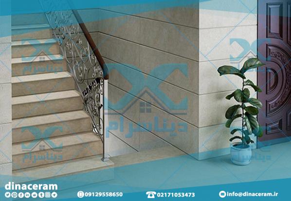 ابعاد مختلف سرامیک دیواری راه پله