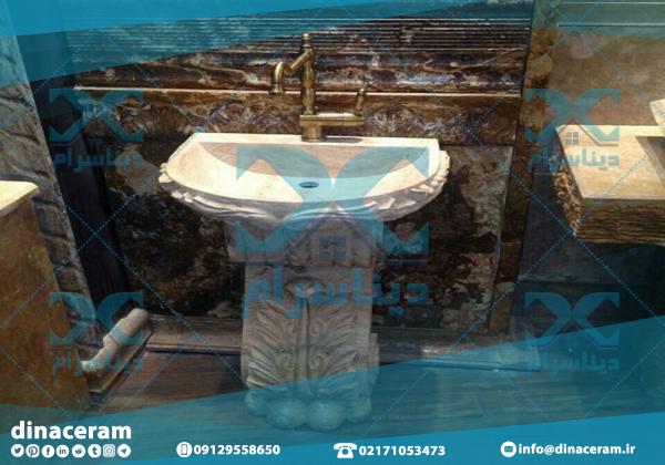 انواع روشویی ایستاده مدل سنگی