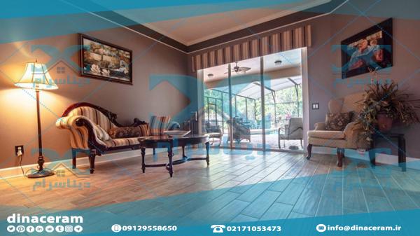 فروش سرامیک کف طرح پارکت براق