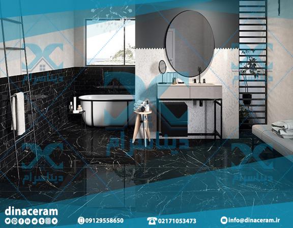 نرخ کاشی طرح سنگ مشکی
