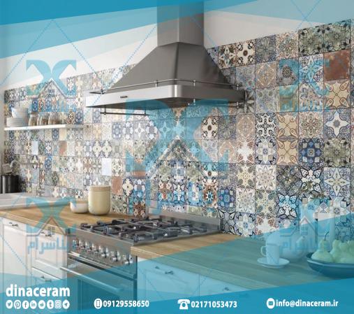 معرفی کامل کاشی آشپزخانه طرح گل