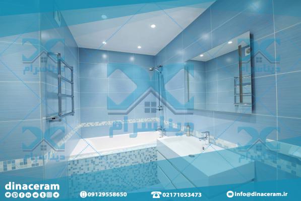 توزیع مستقیم کاشی فیروزه ای ساده